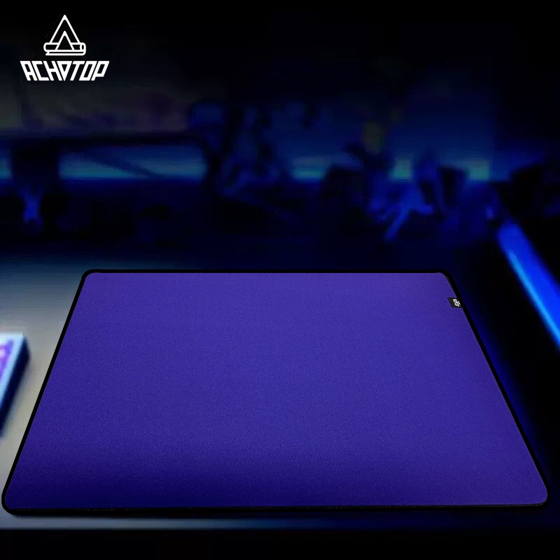 Tradescantia Purple - E-sports-プロフェッショナルゲーミングマウスパッド,超微細表面,紫色のステッチエッジ,デスクマット,クラスゼロ,400x450mm
