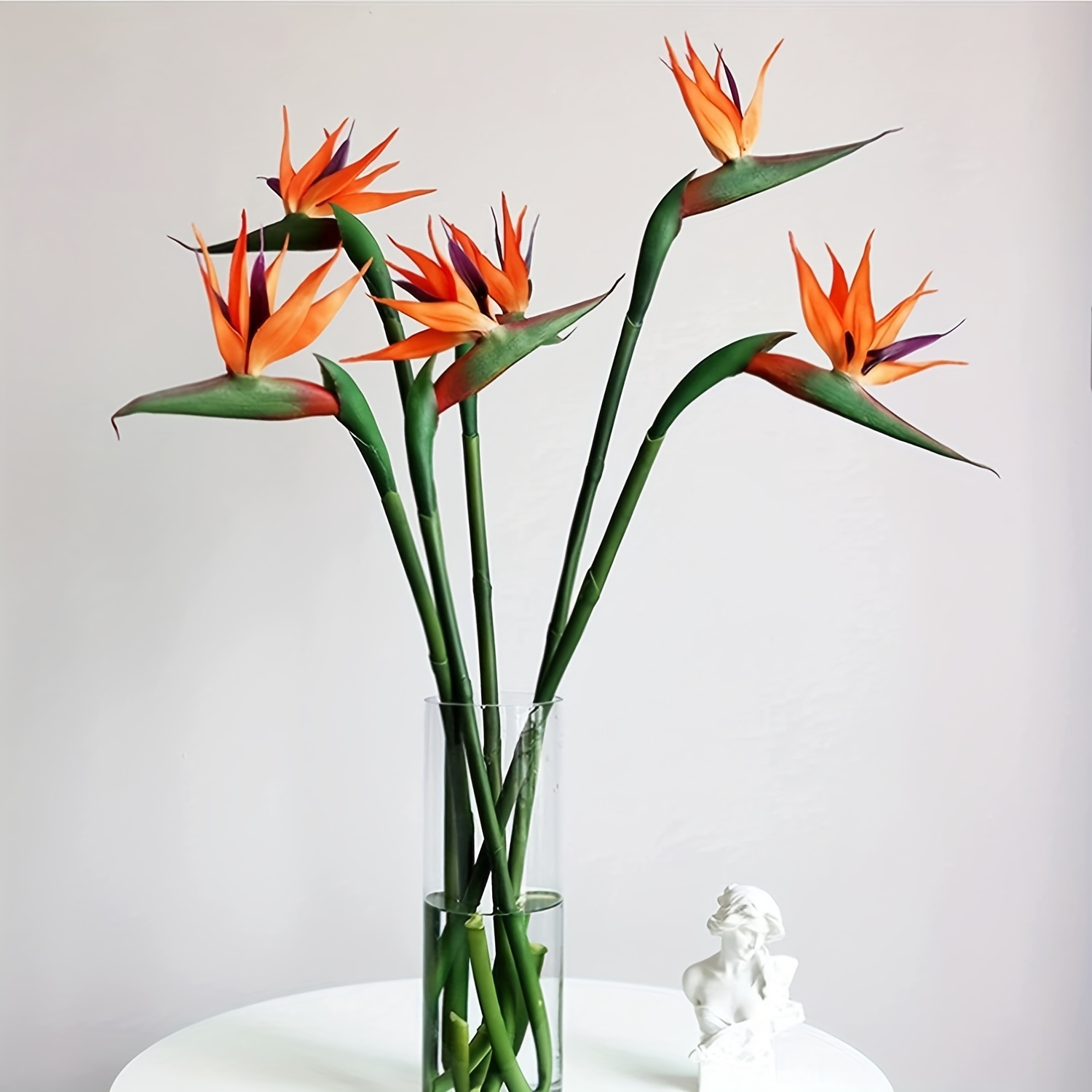 人工天国の鳥の花 3 個、偽の極楽鳥ストレリチア、ホームオフ - Bird Paradise Strelitzia のレビューと価格