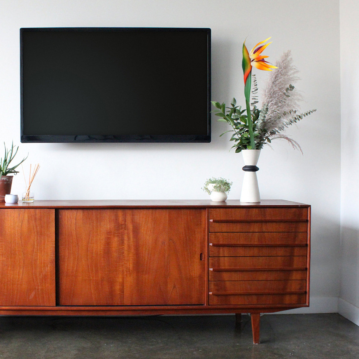 人工ストレリチア（極楽鳥花）植物、リアルタッチの柔らかい茎、 - Bird Paradise Strelitzia のレビューと価格